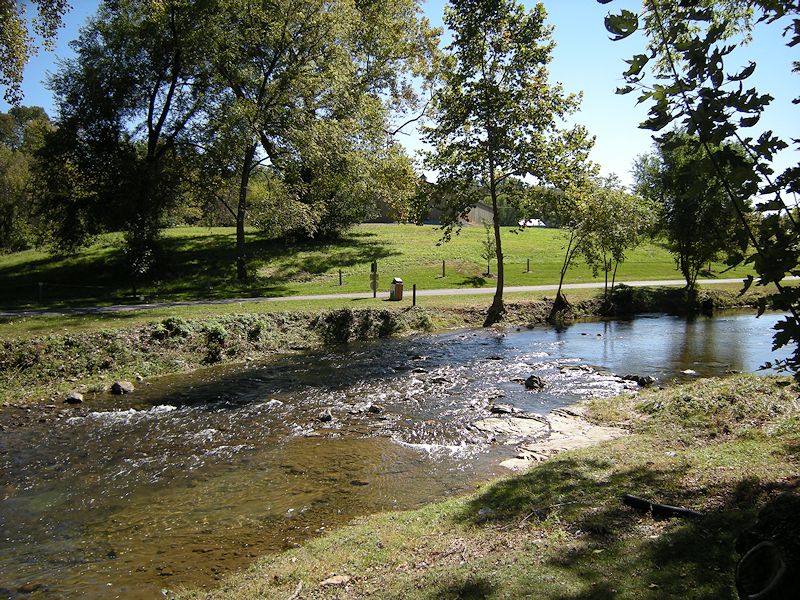 Hawksbill Creek along the Greenway in Luray VA